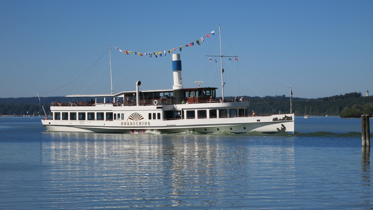 paddle steamer ship ammersee free photo