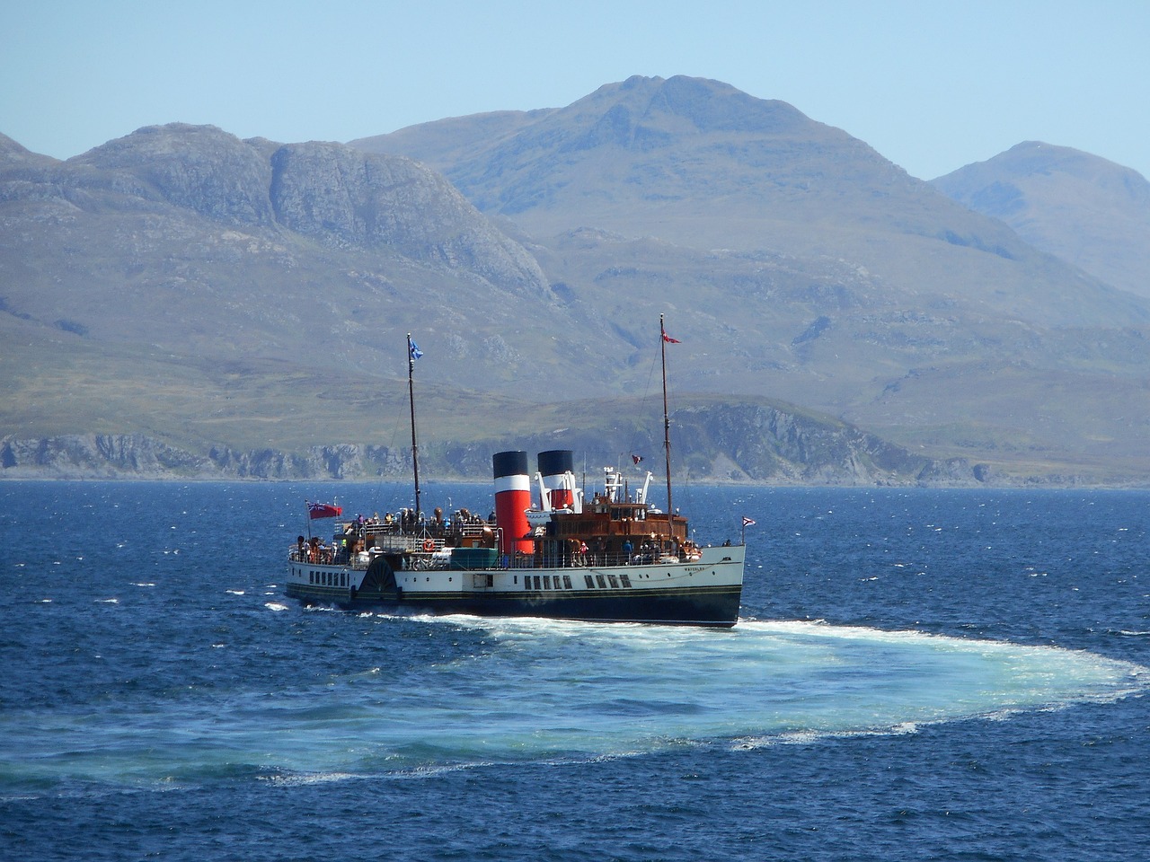 paddle steamer waverley day out free photo