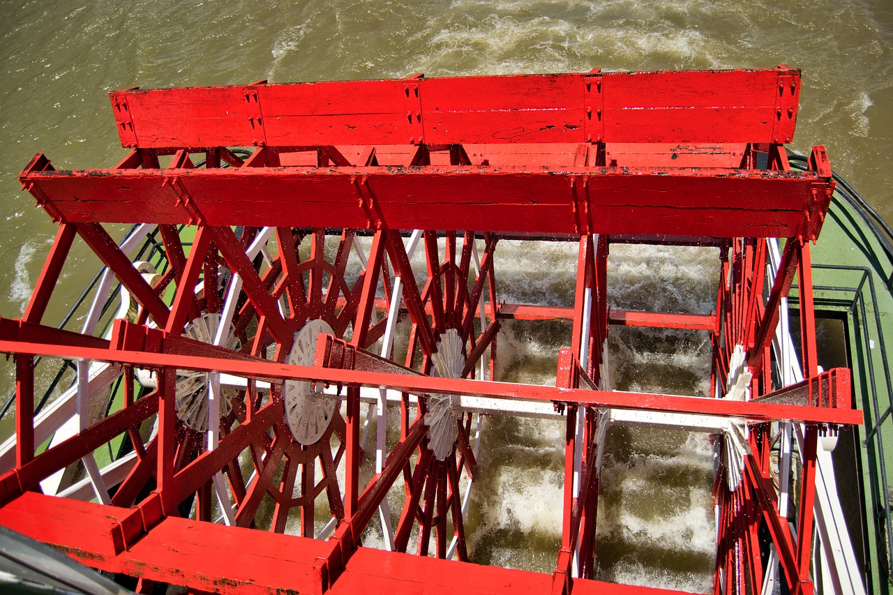 paddle wheel  steamer  mississippi free photo