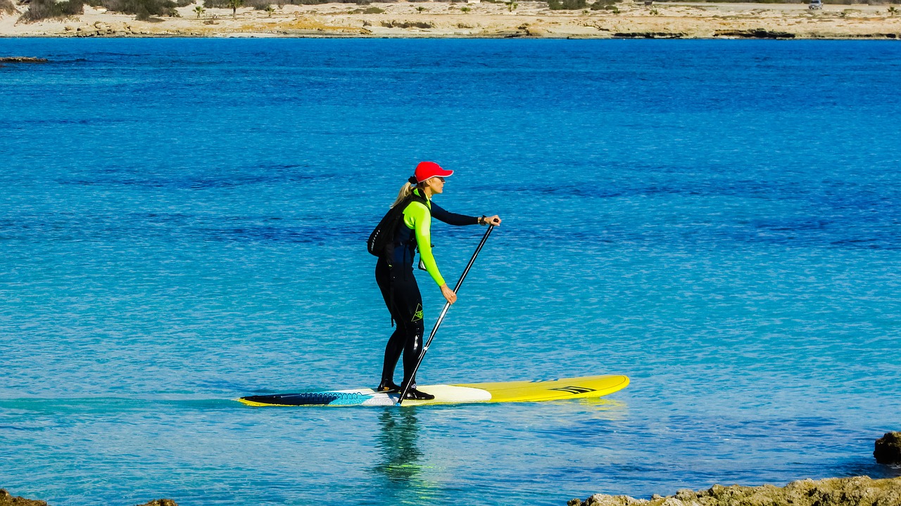 paddleboarding sport paddle free photo