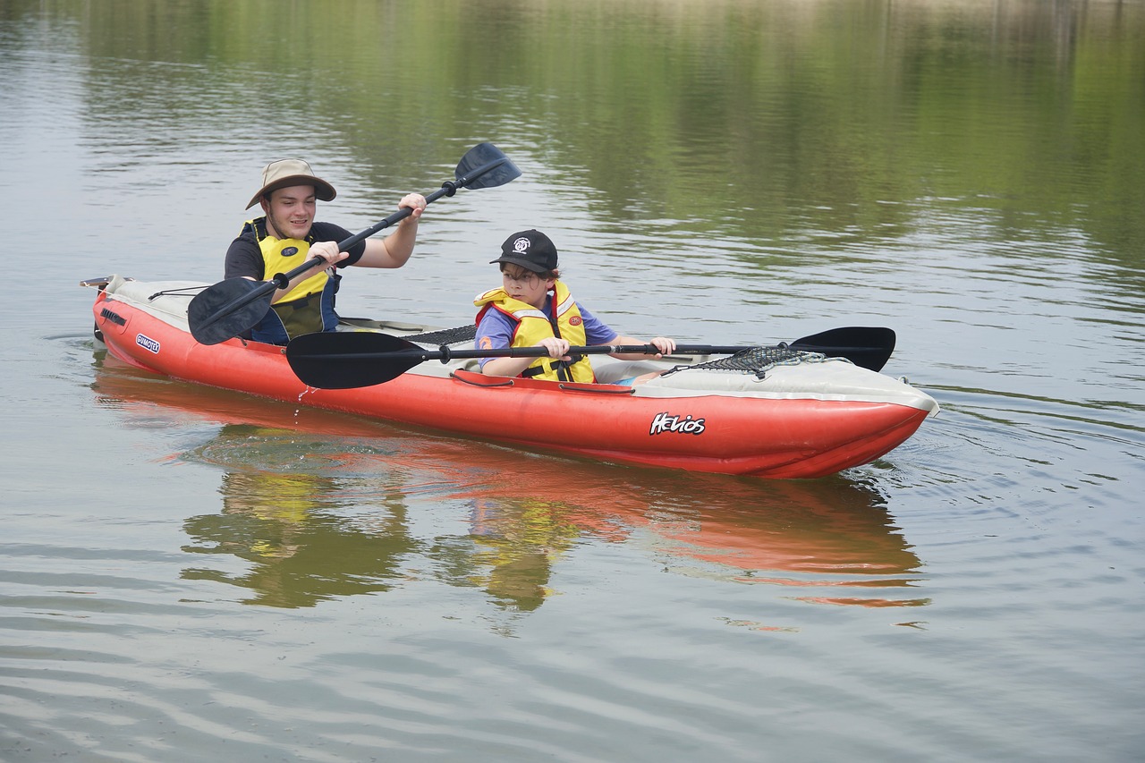 paddlers  kayaking  paddles free photo