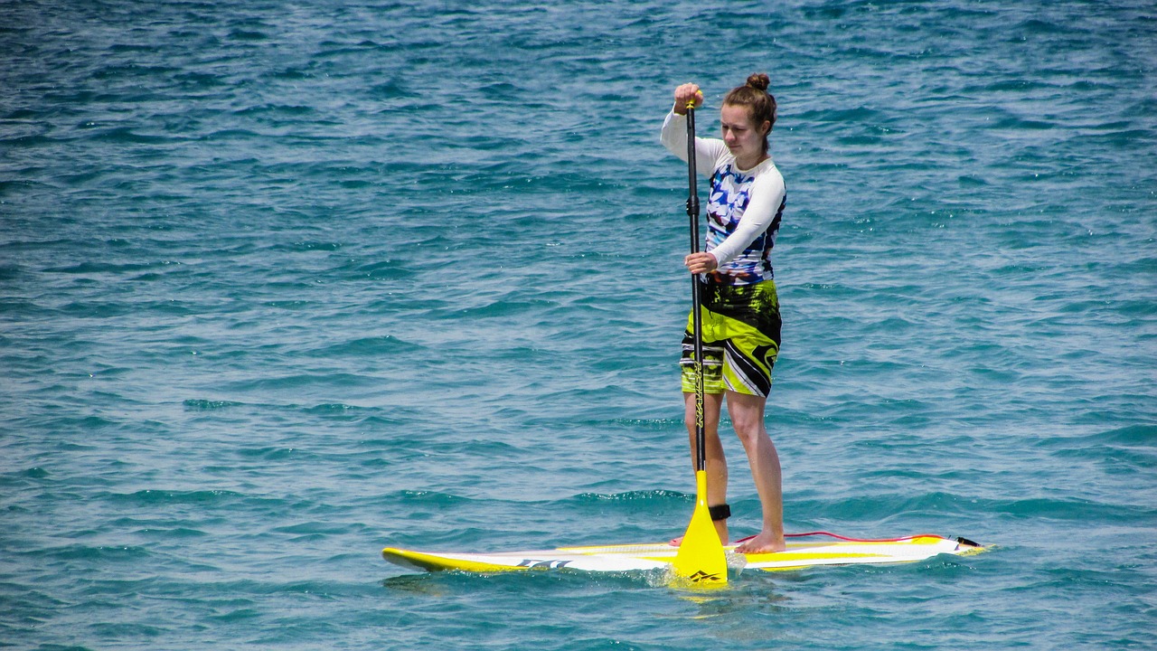 paddling board sport free photo