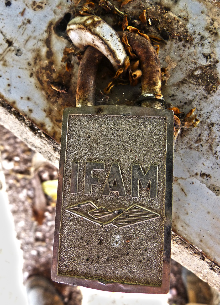 padlock old close free photo