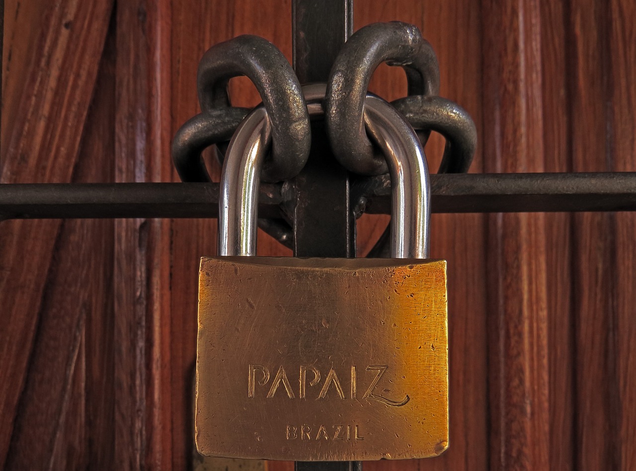 padlock chain lock free photo