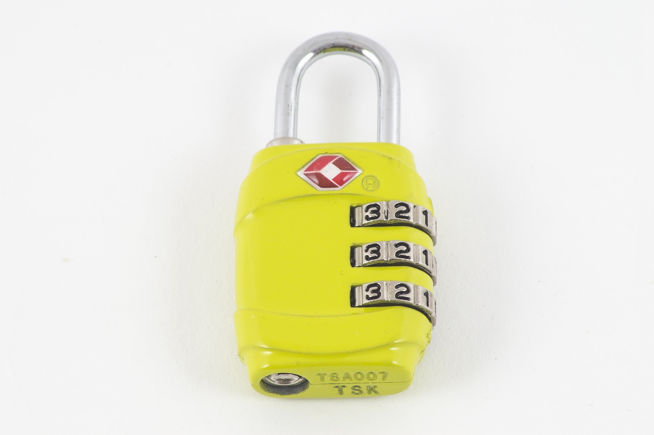 padlock yellow lock free photo