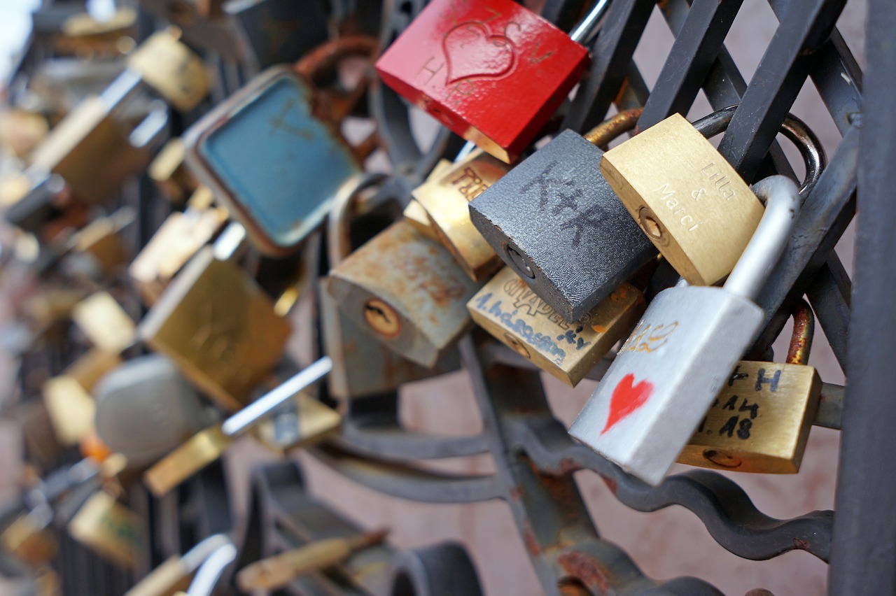 padlock lock love free photo