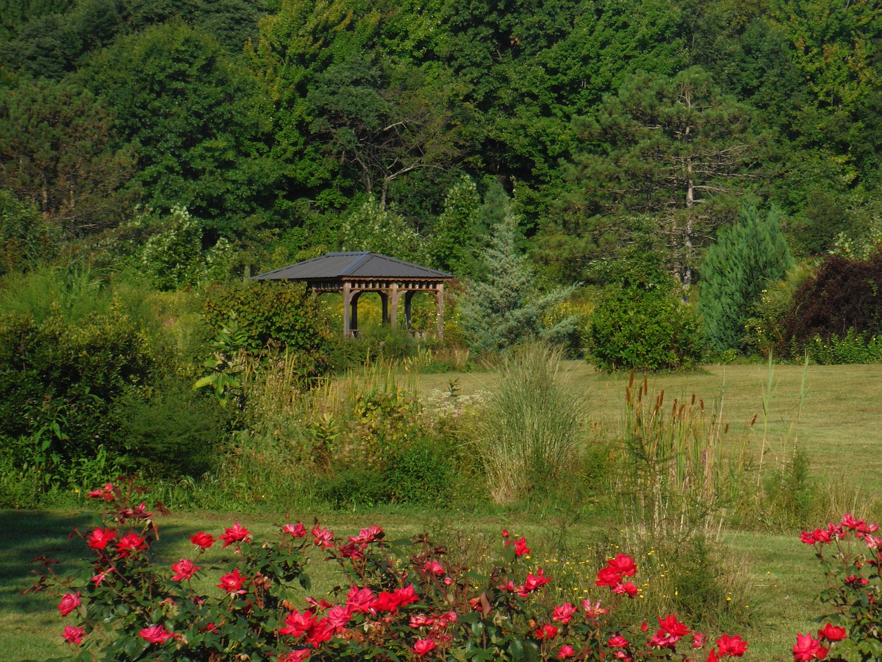 pagoda flowers nature free photo