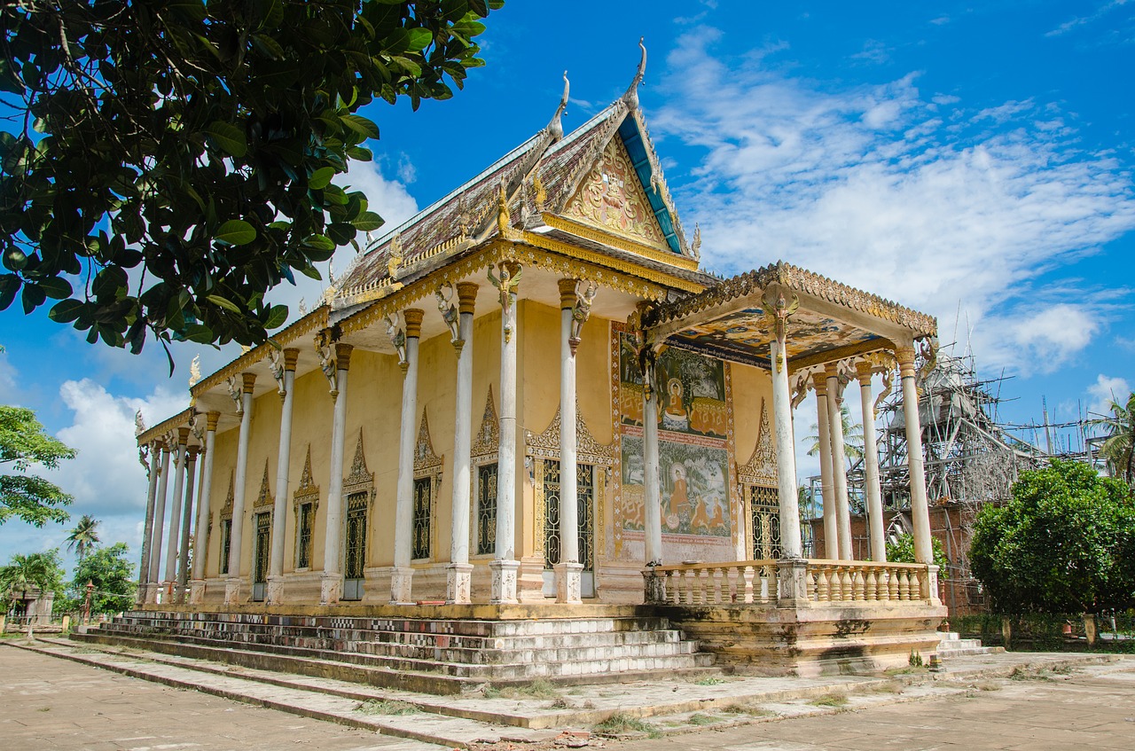 pagoda asian cambodia free photo