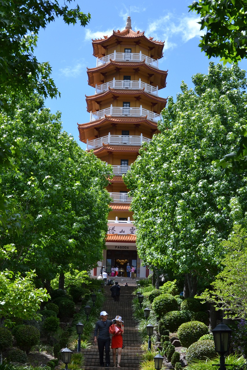 pagoda tower alignment free photo