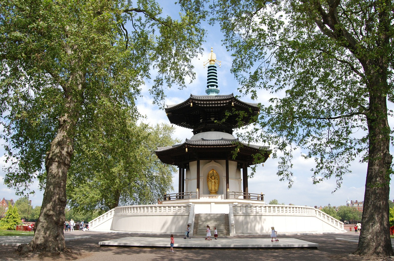 pagoda peace buddhist free photo