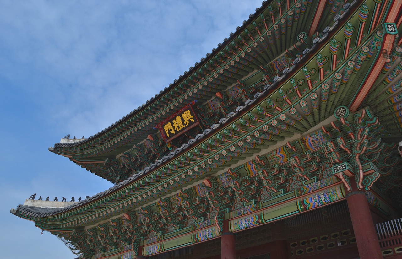 pagoda  korea  summer free photo