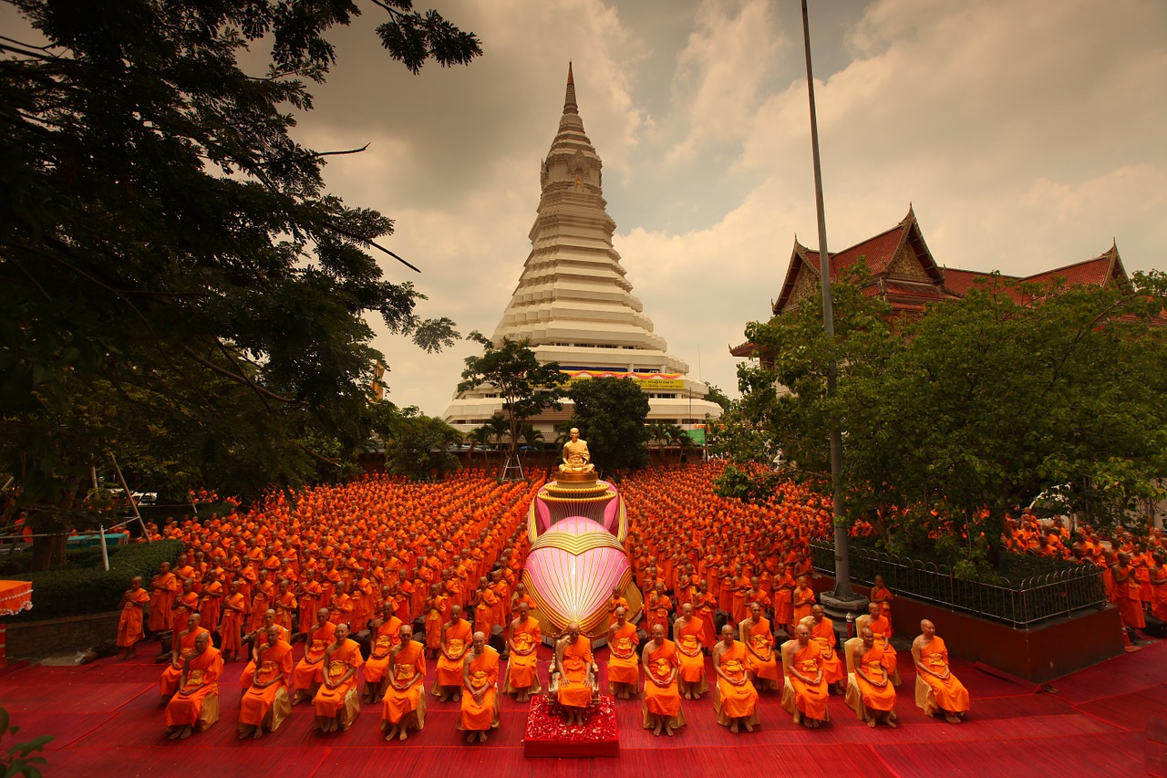 pagoda supreme patriarch buddhists free photo