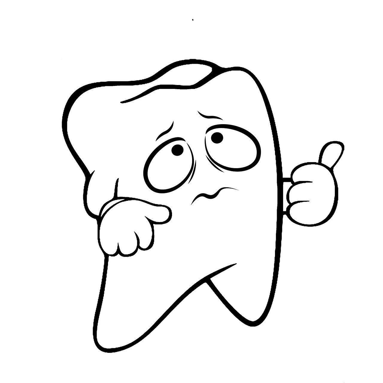 pain tooth clipart free photo