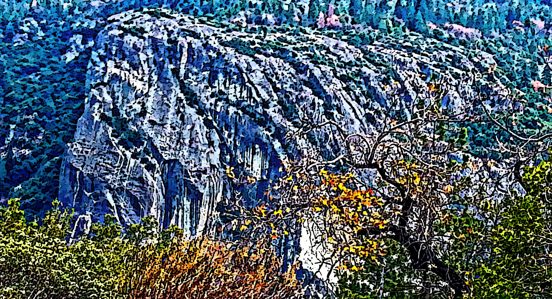 yosemite cliff mountain free photo