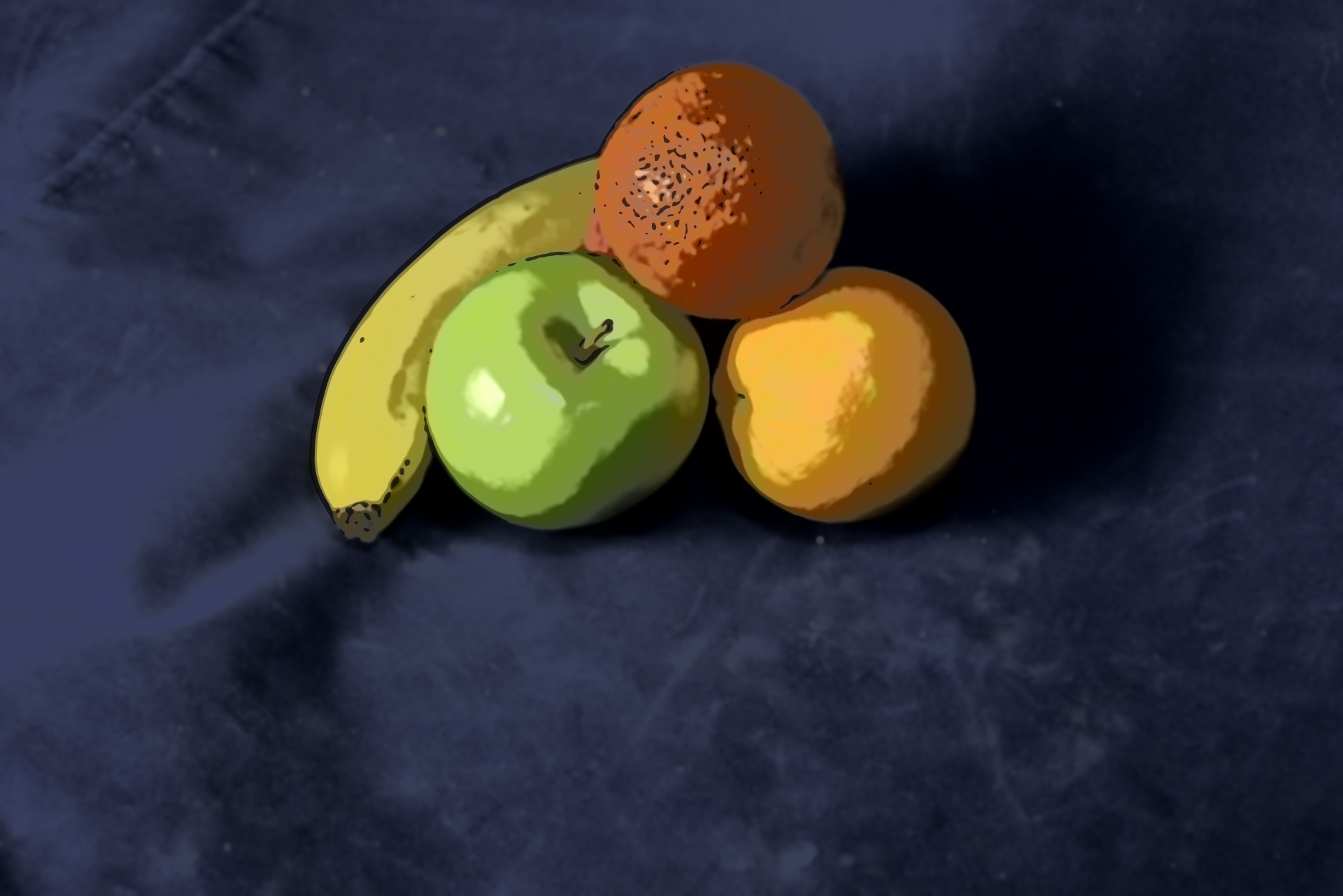 fruit still-life painted free photo