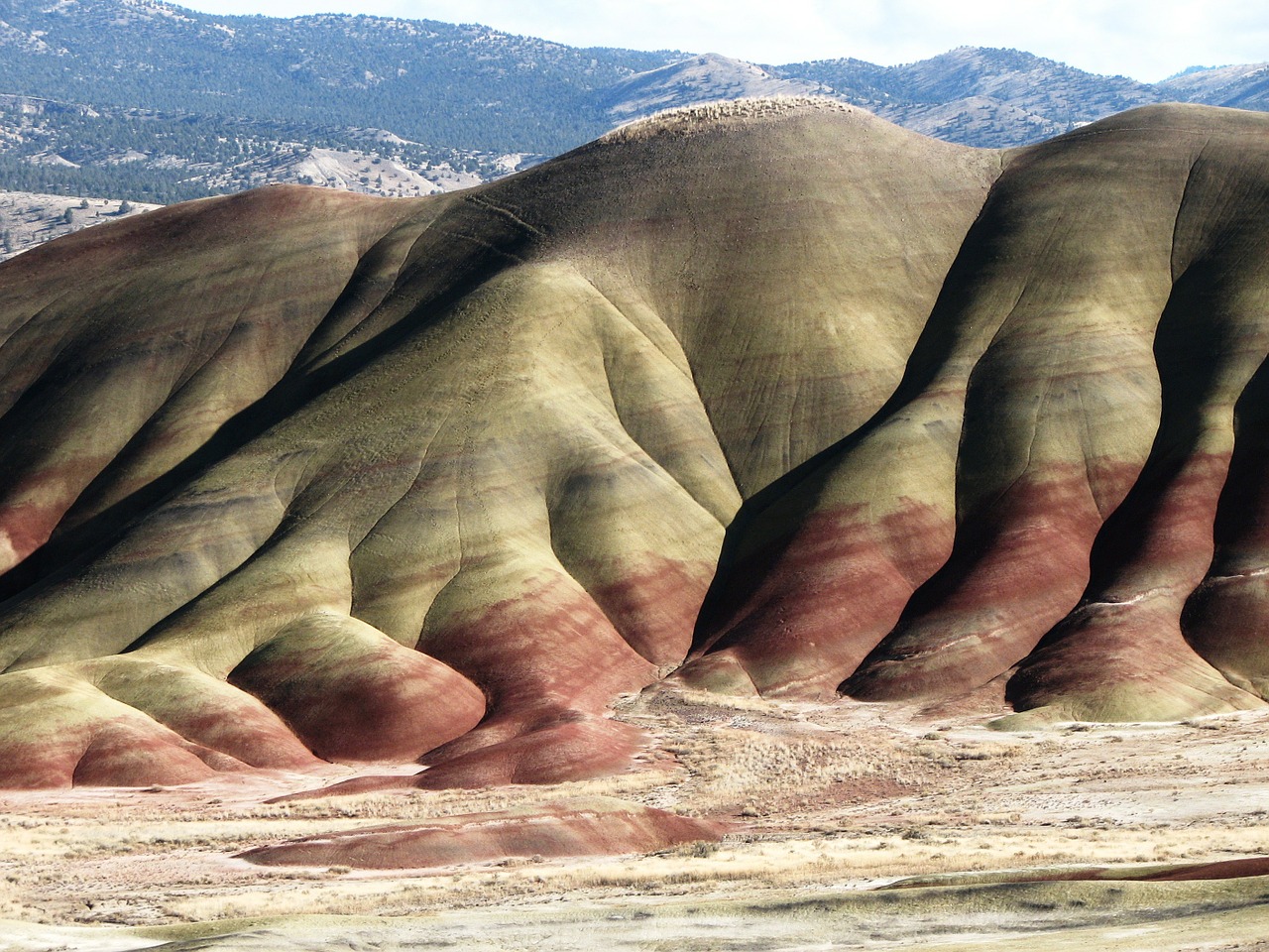 painted hills john day fossil beds free photo