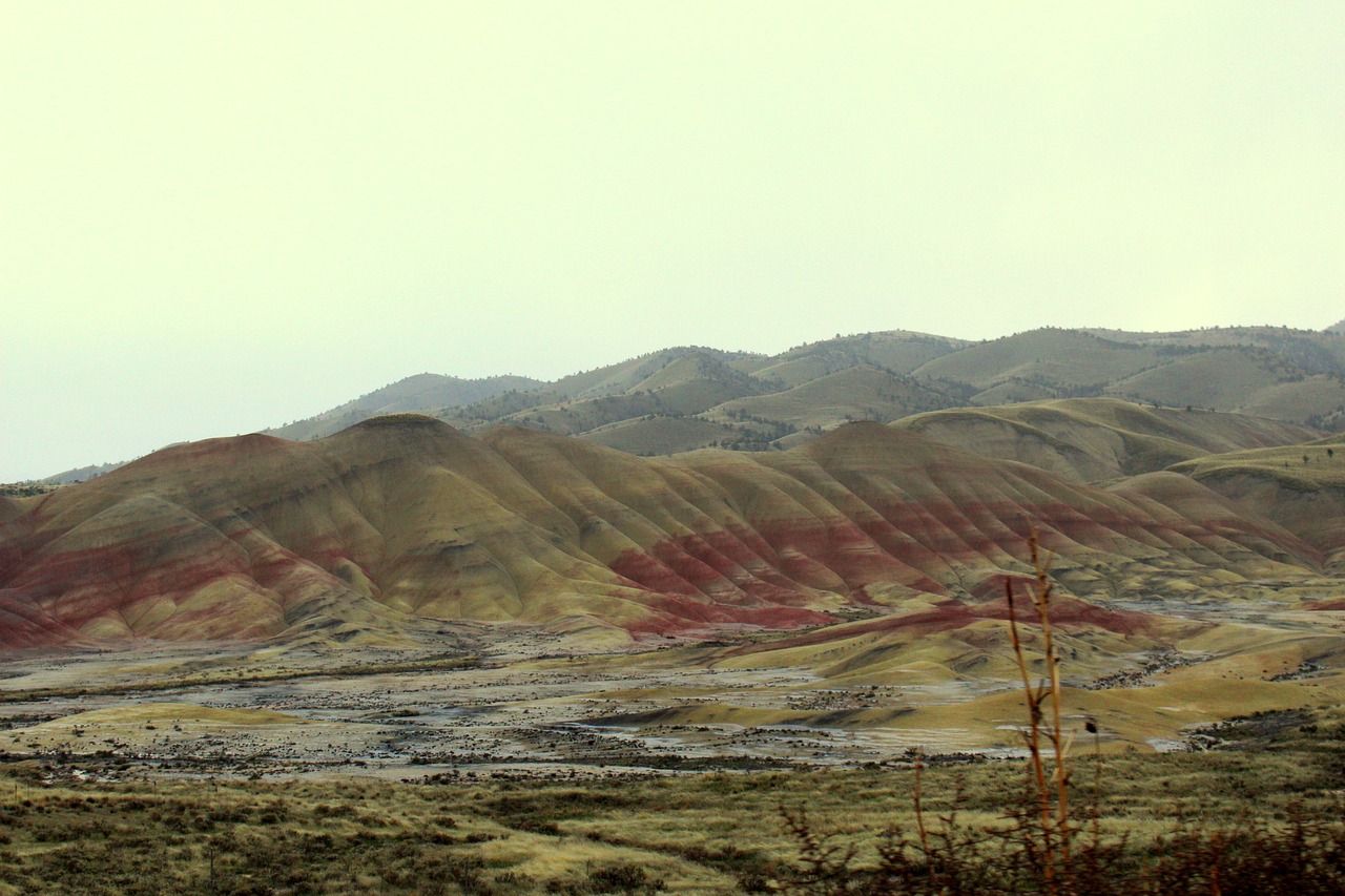 painted hills  landscape  eastern oregon free photo