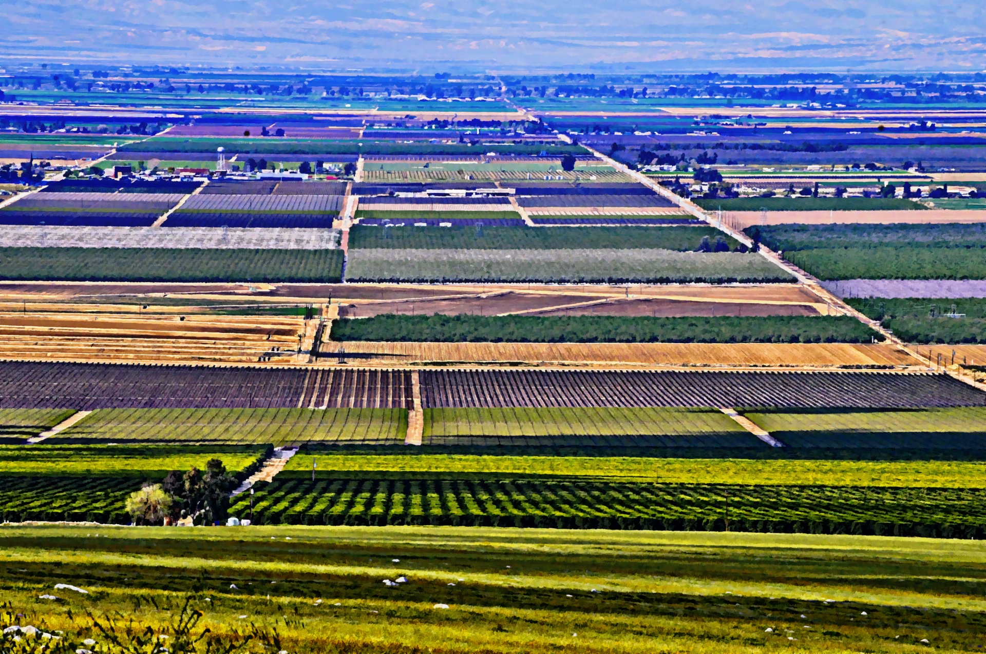 landscape valley agriculture free photo