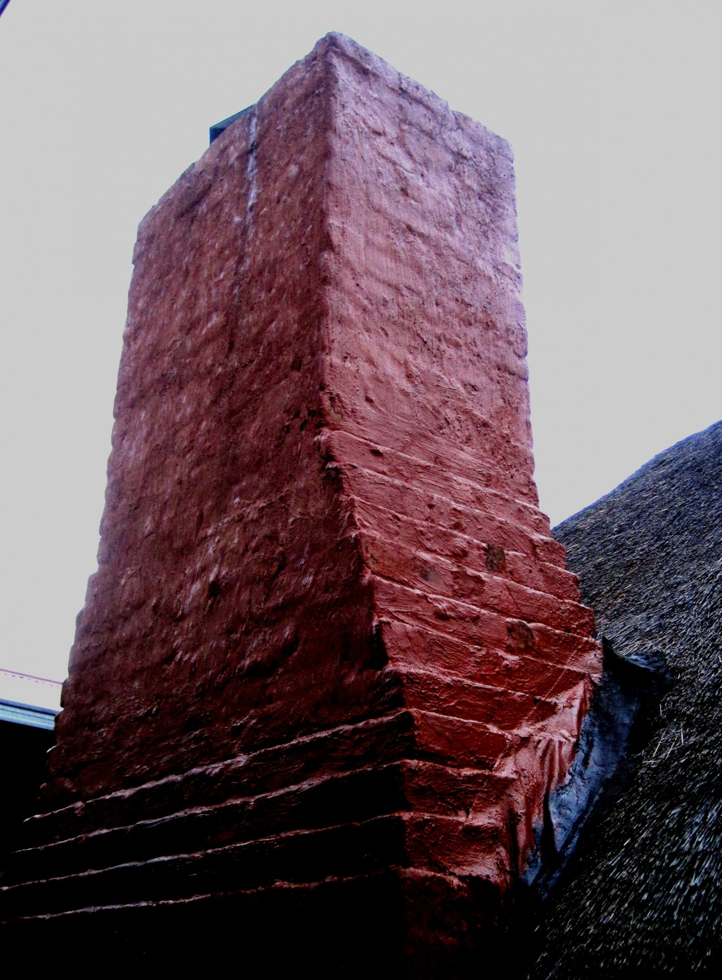 chimney wall painted free photo