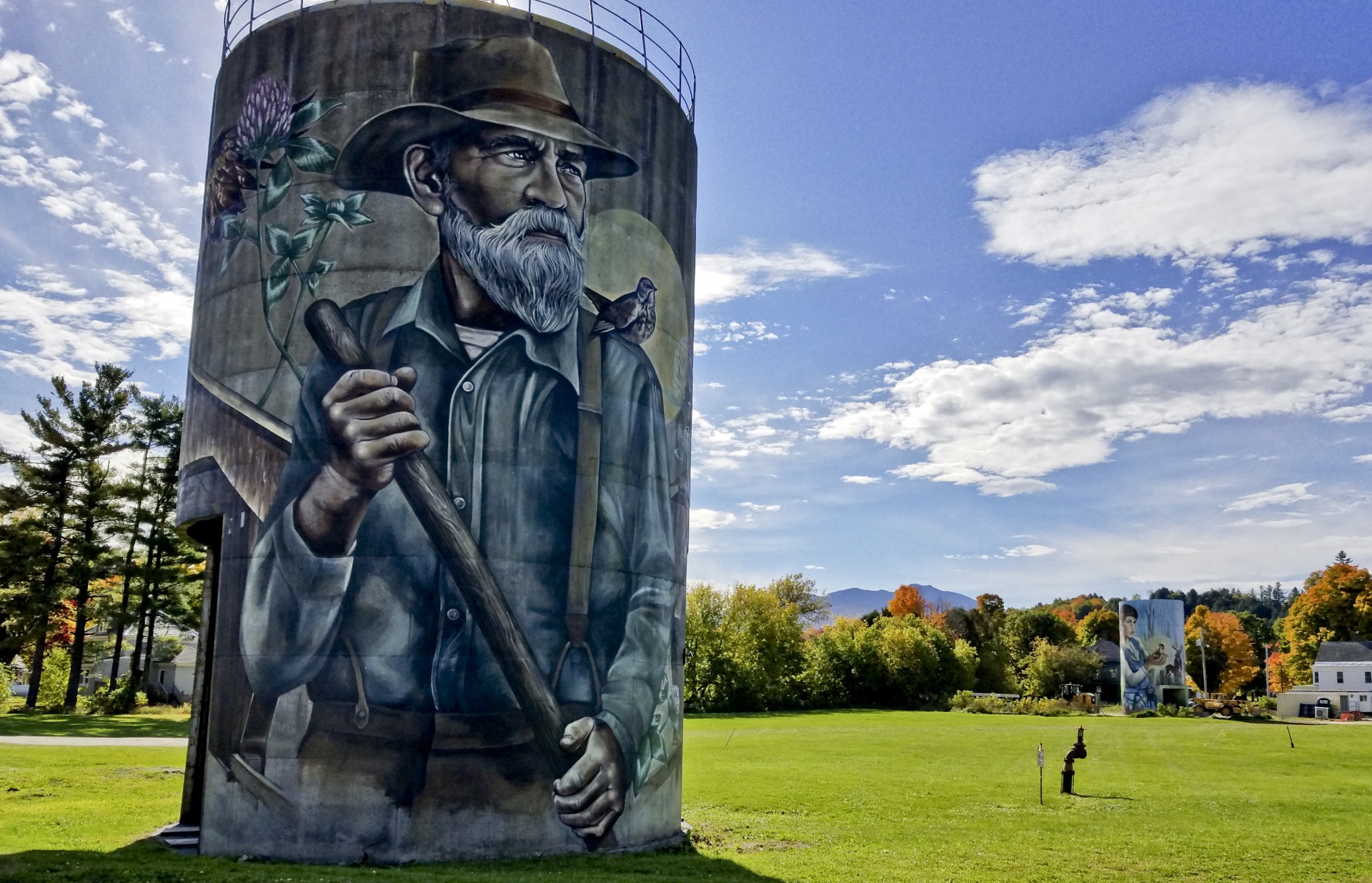 vermont silos agriculture free photo