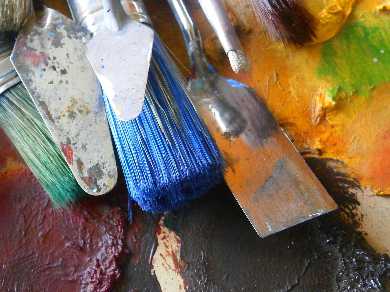 painter brushes paintbrushes free photo
