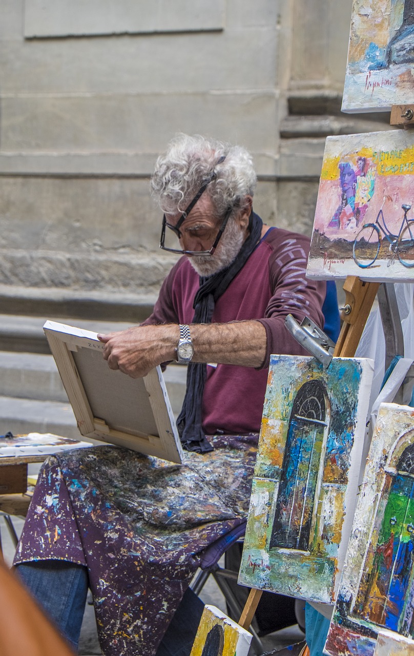 painter art firenze free photo