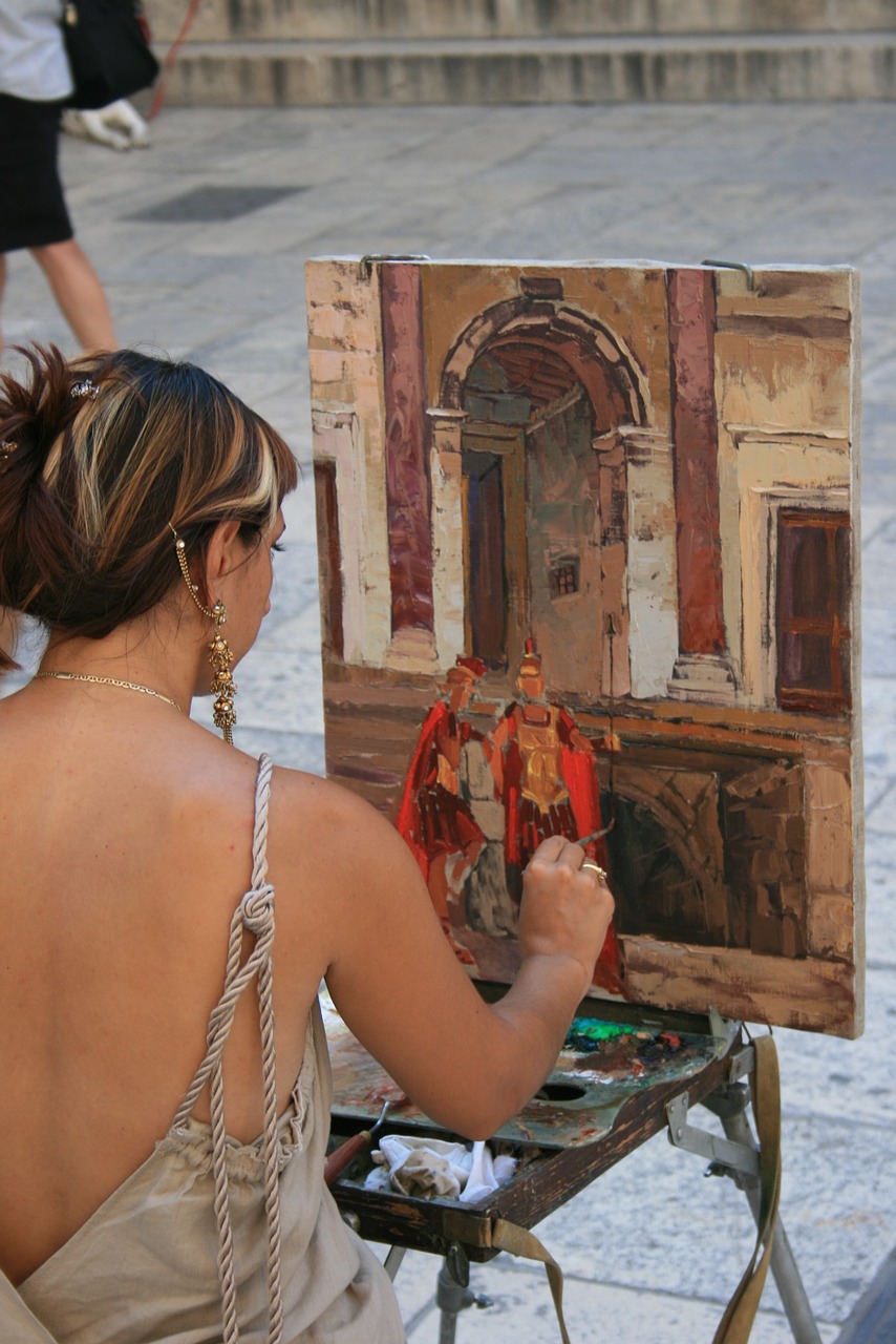 painter romans gladiators free photo