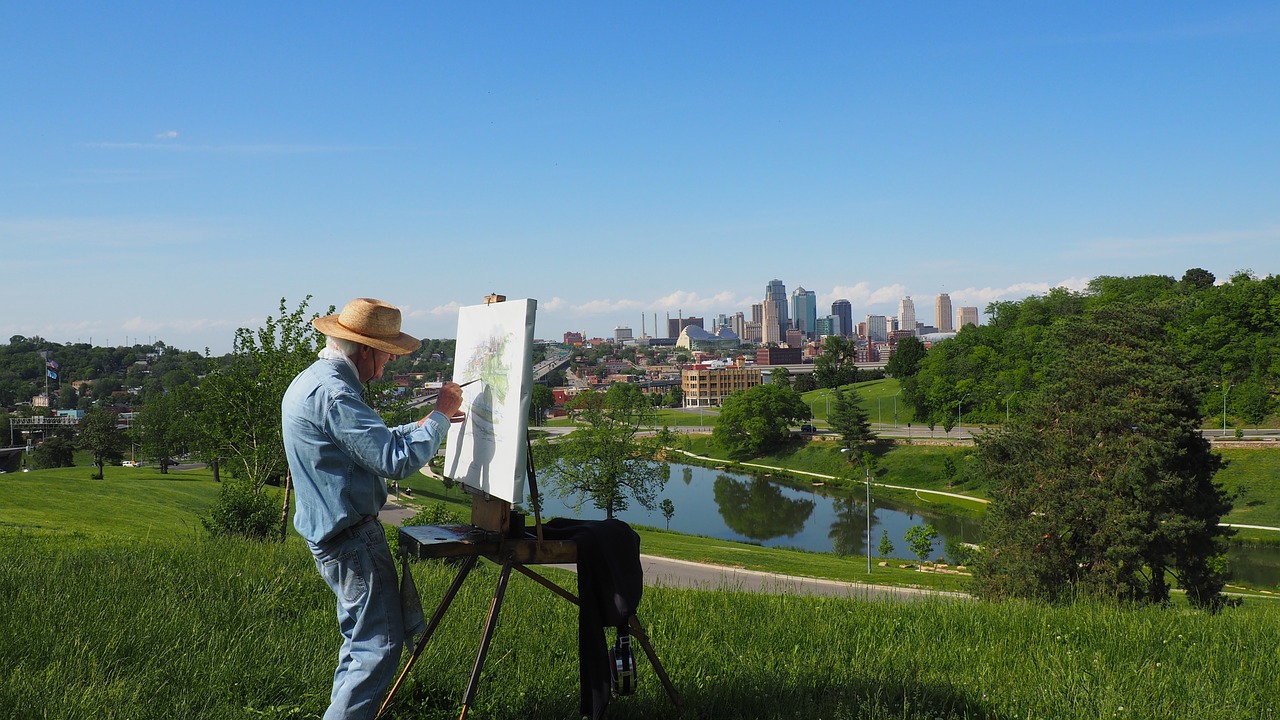 painting man painting painter free photo