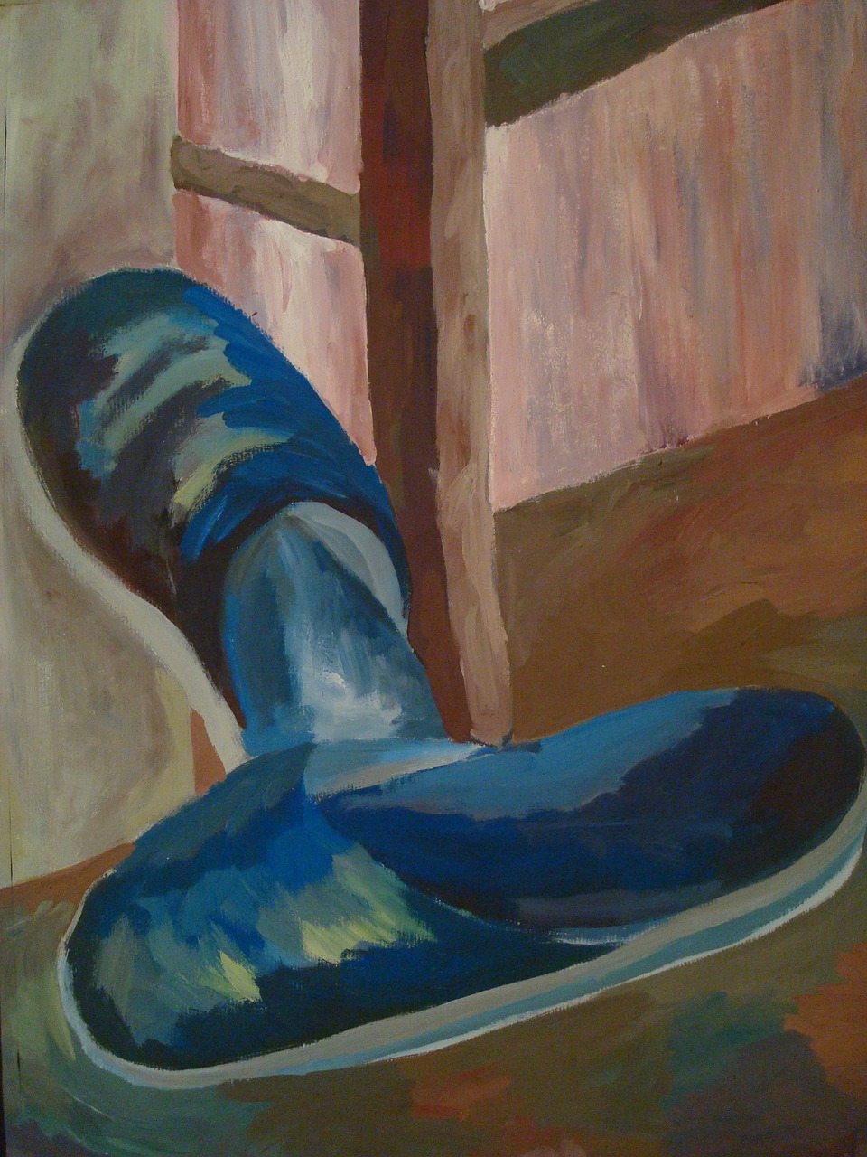 painting still life shoes free photo