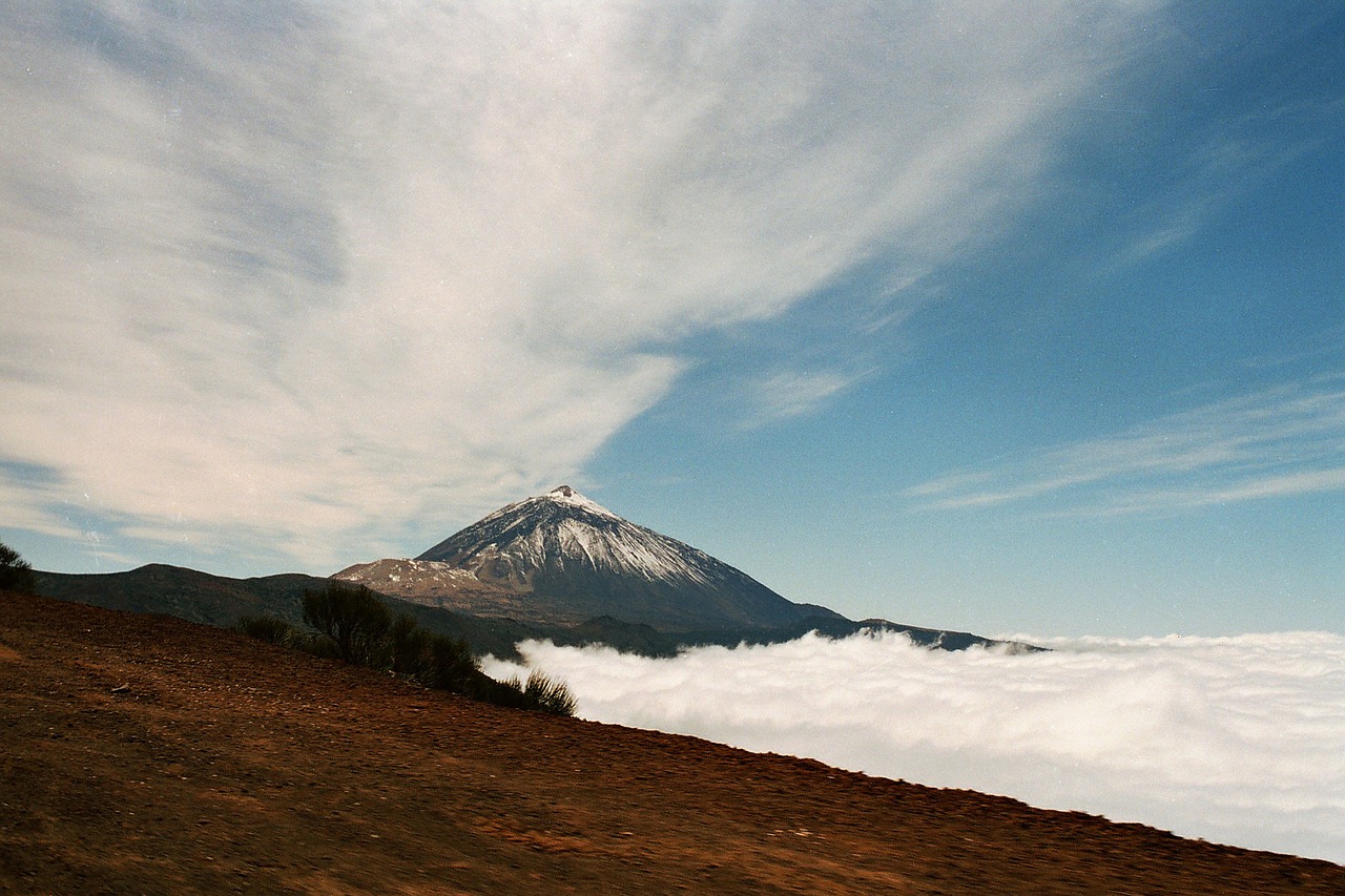 painting  landscape  teide free photo