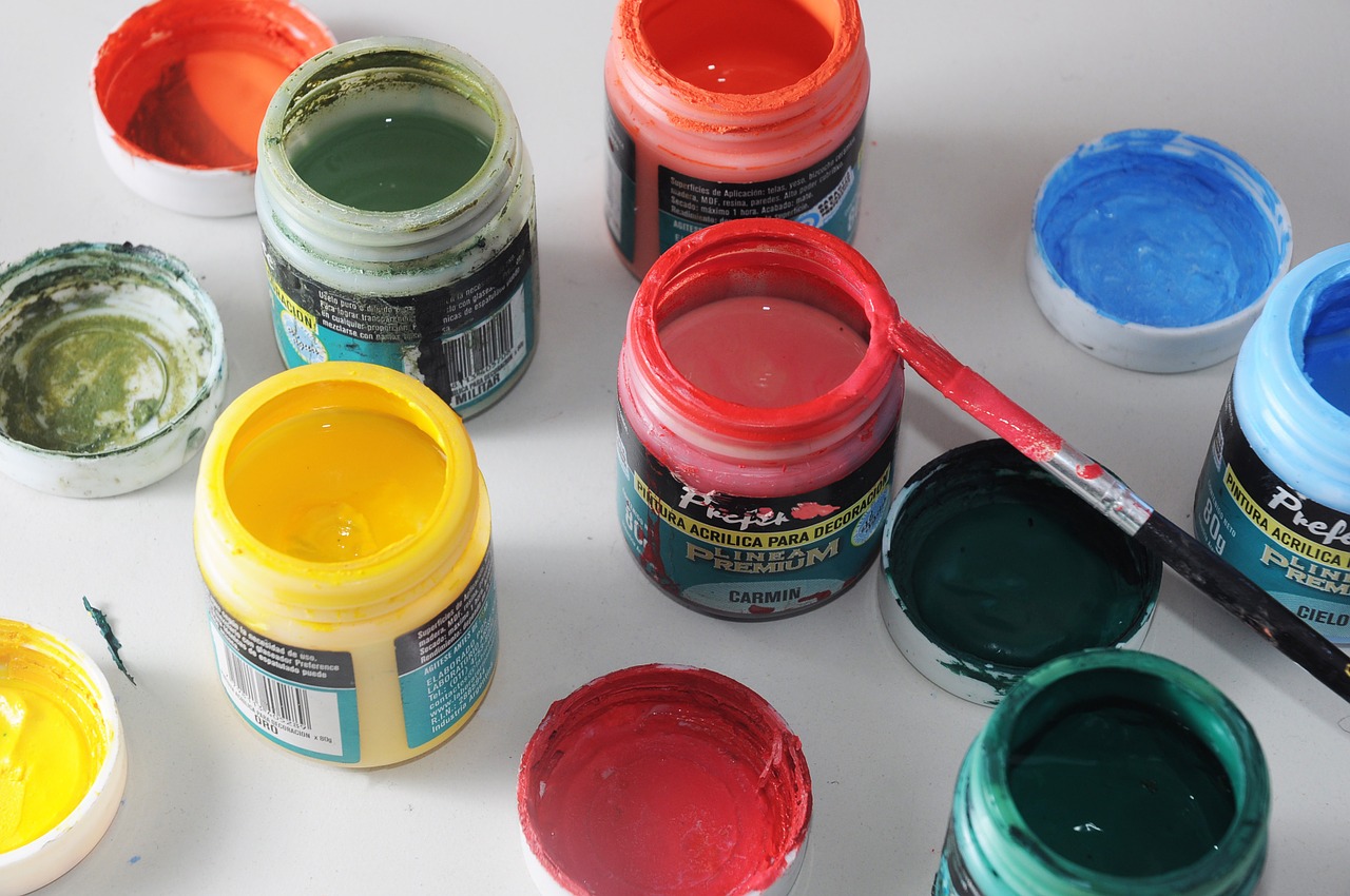 painting colors pigments free photo