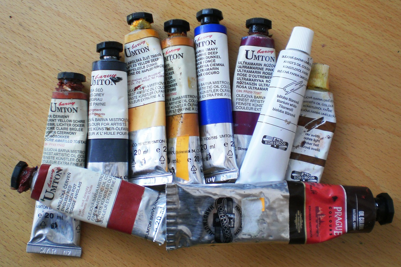 paints oil tubes free photo