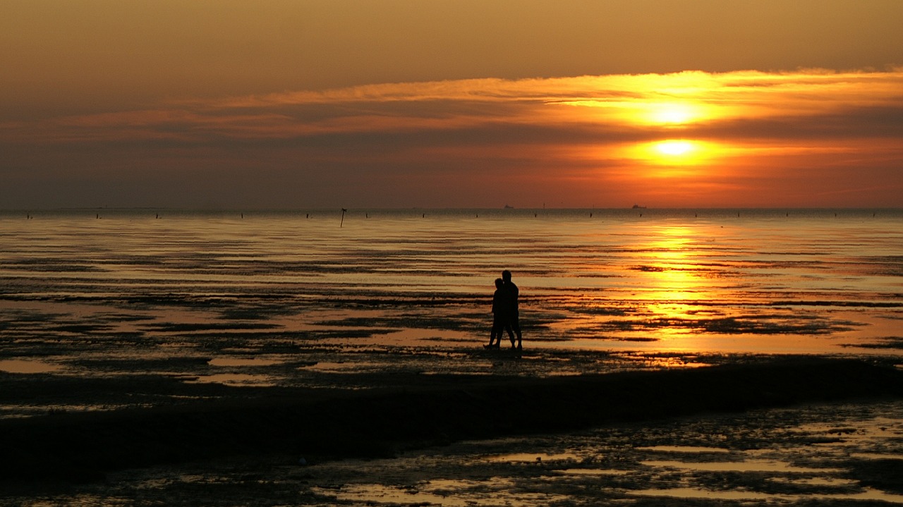 pair beach love free photo