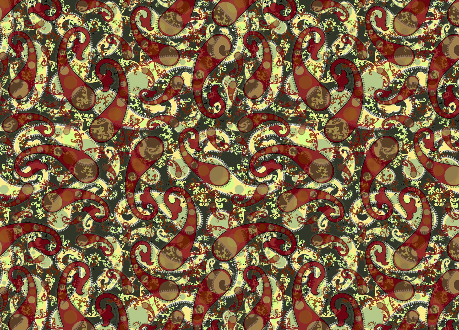paisley pattern background free photo