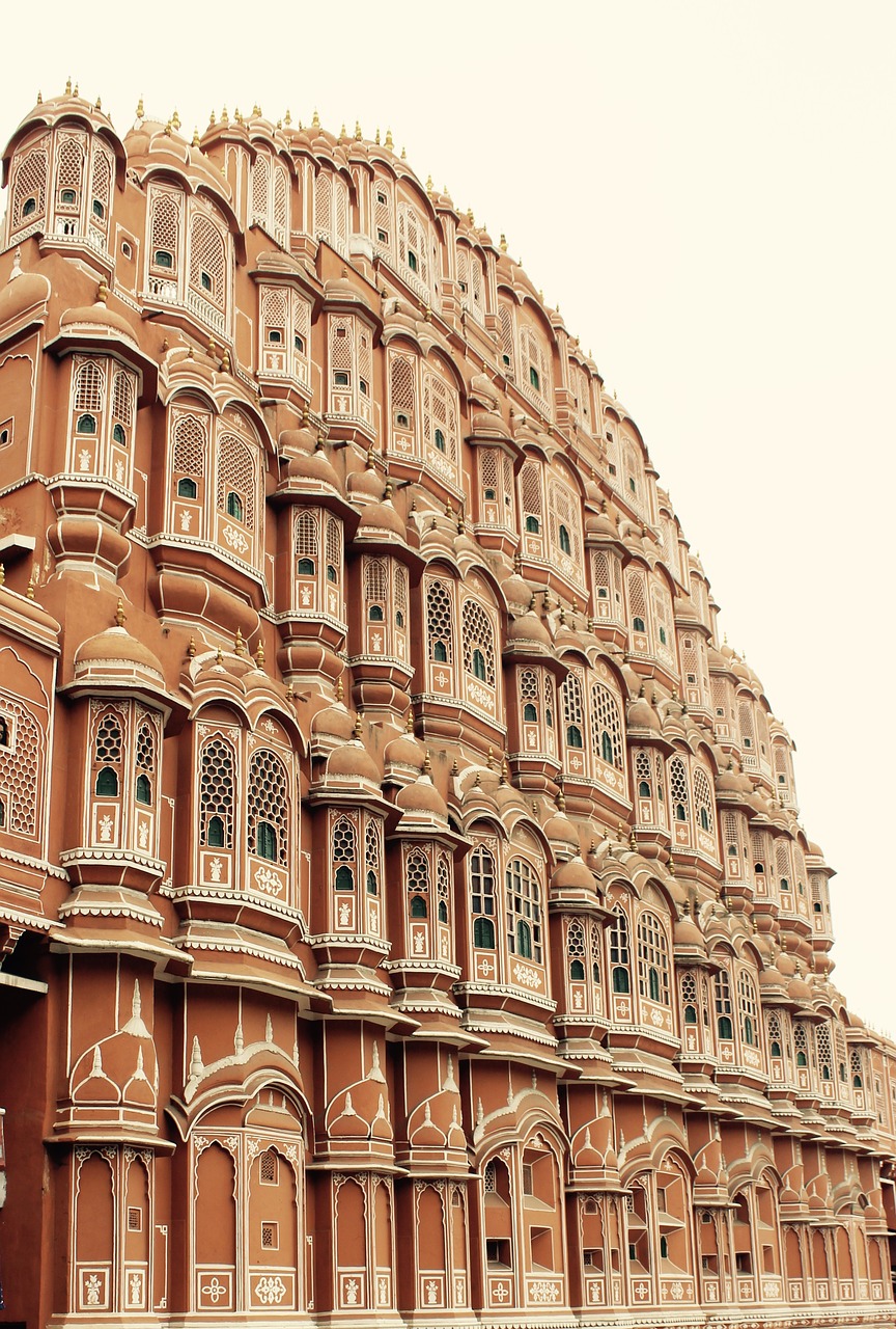 palace jaipur pink city free photo