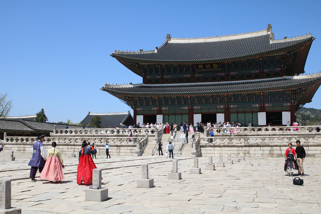 palace  travel  republic of korea free photo