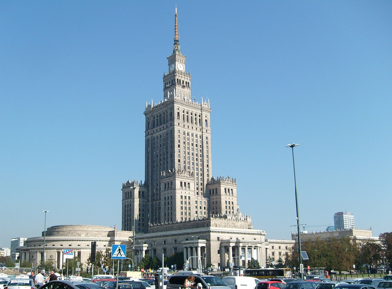 palace of culture warsaw the city centre free photo