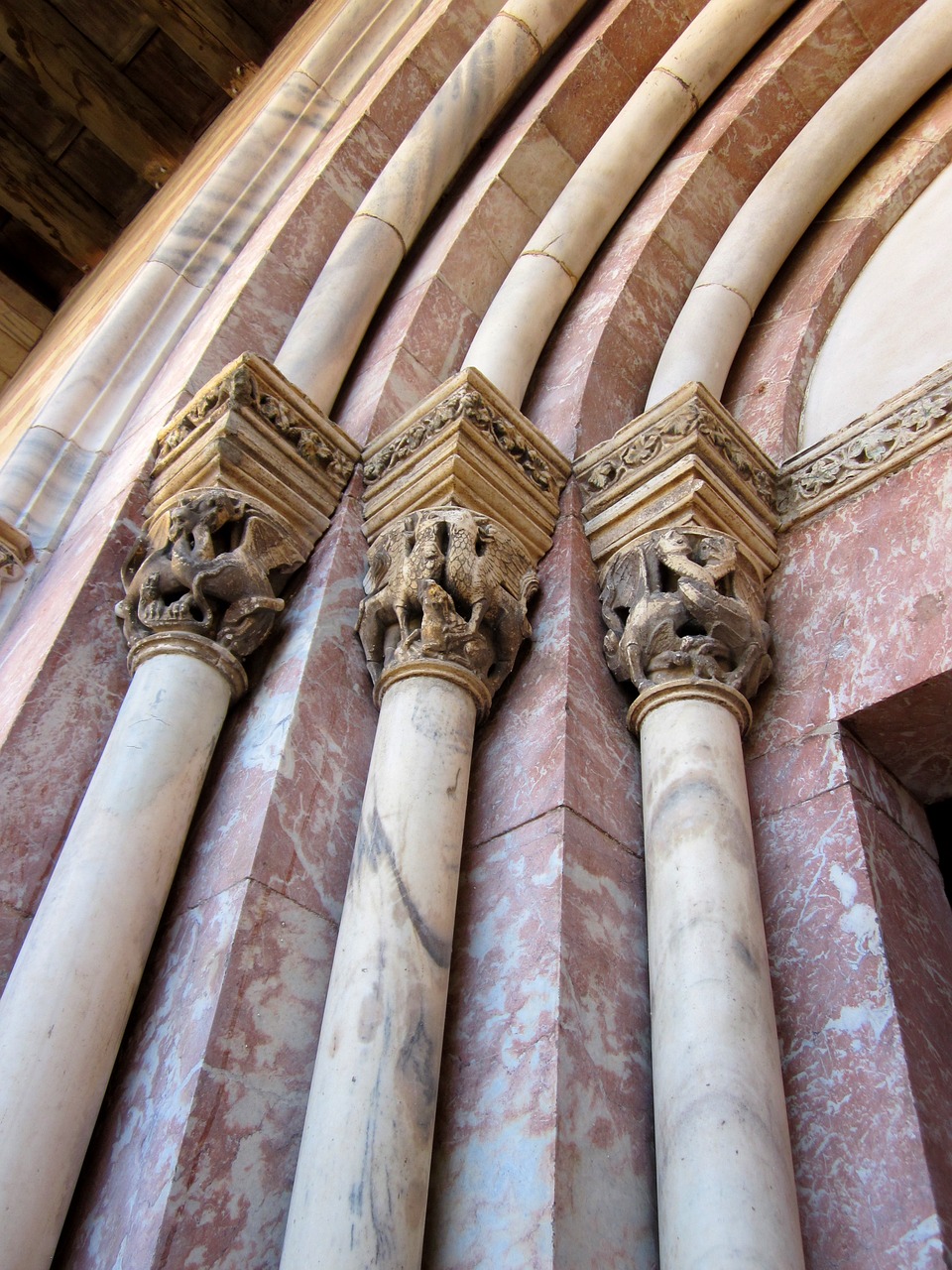 palace of the kings of majorca columns fortress free photo