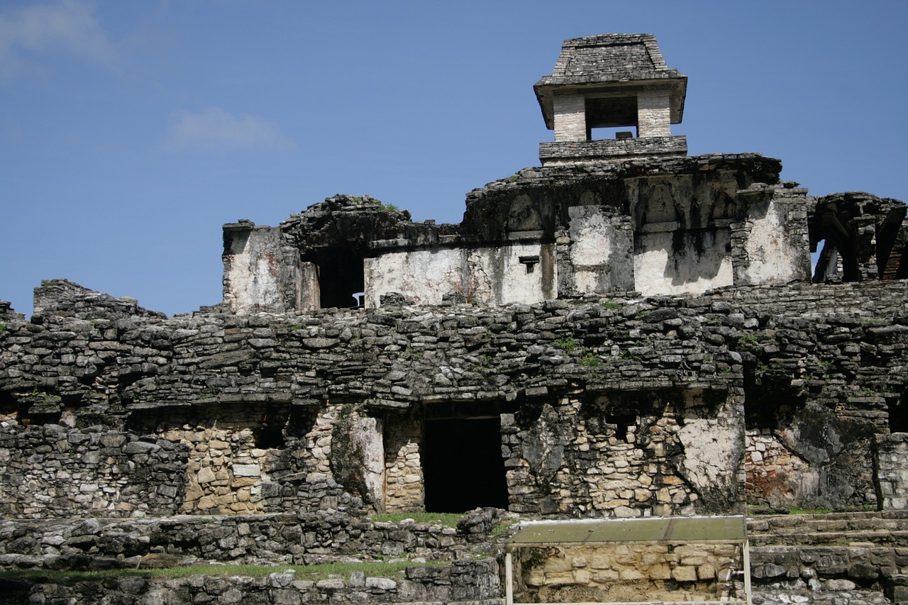 palenque prehispanic mayan free photo