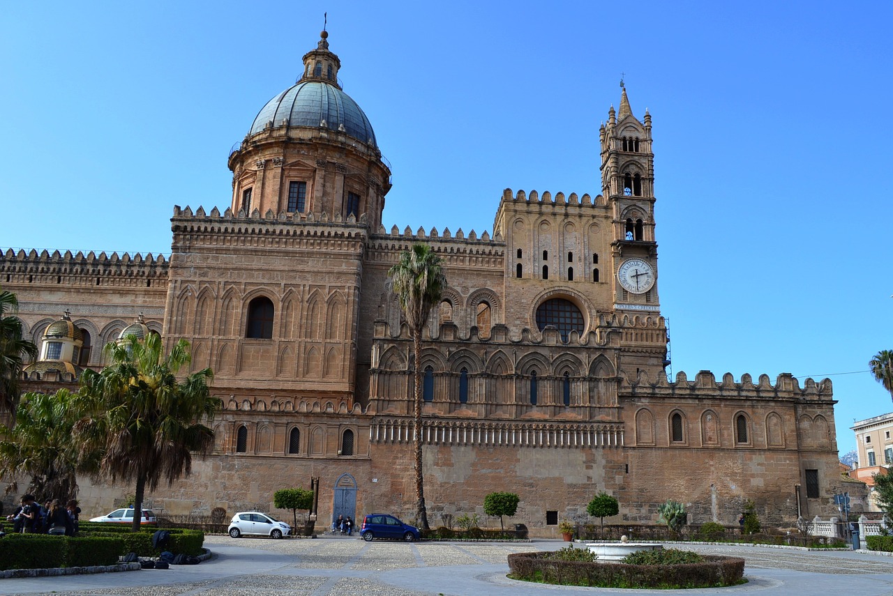 palermo sicily cathedral free photo