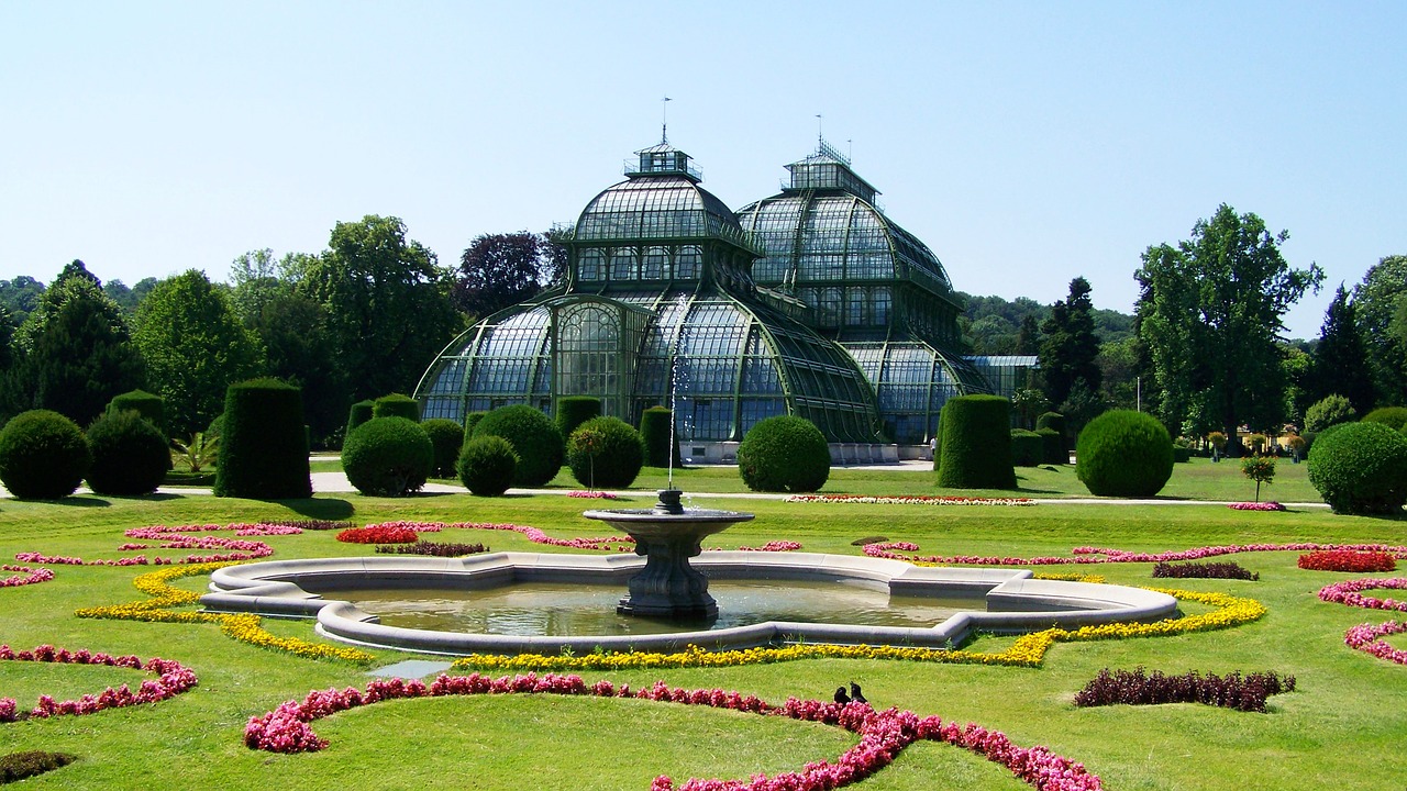 palm house schönbrunn vienna free photo