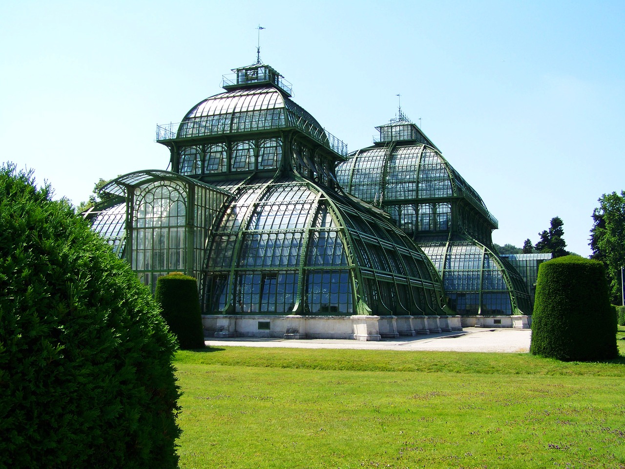 palm house schönbrunn vienna free photo