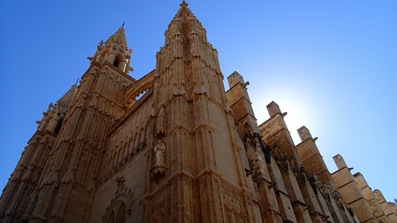 palma cathedral cathedral cathedral of santa maria of palma free photo