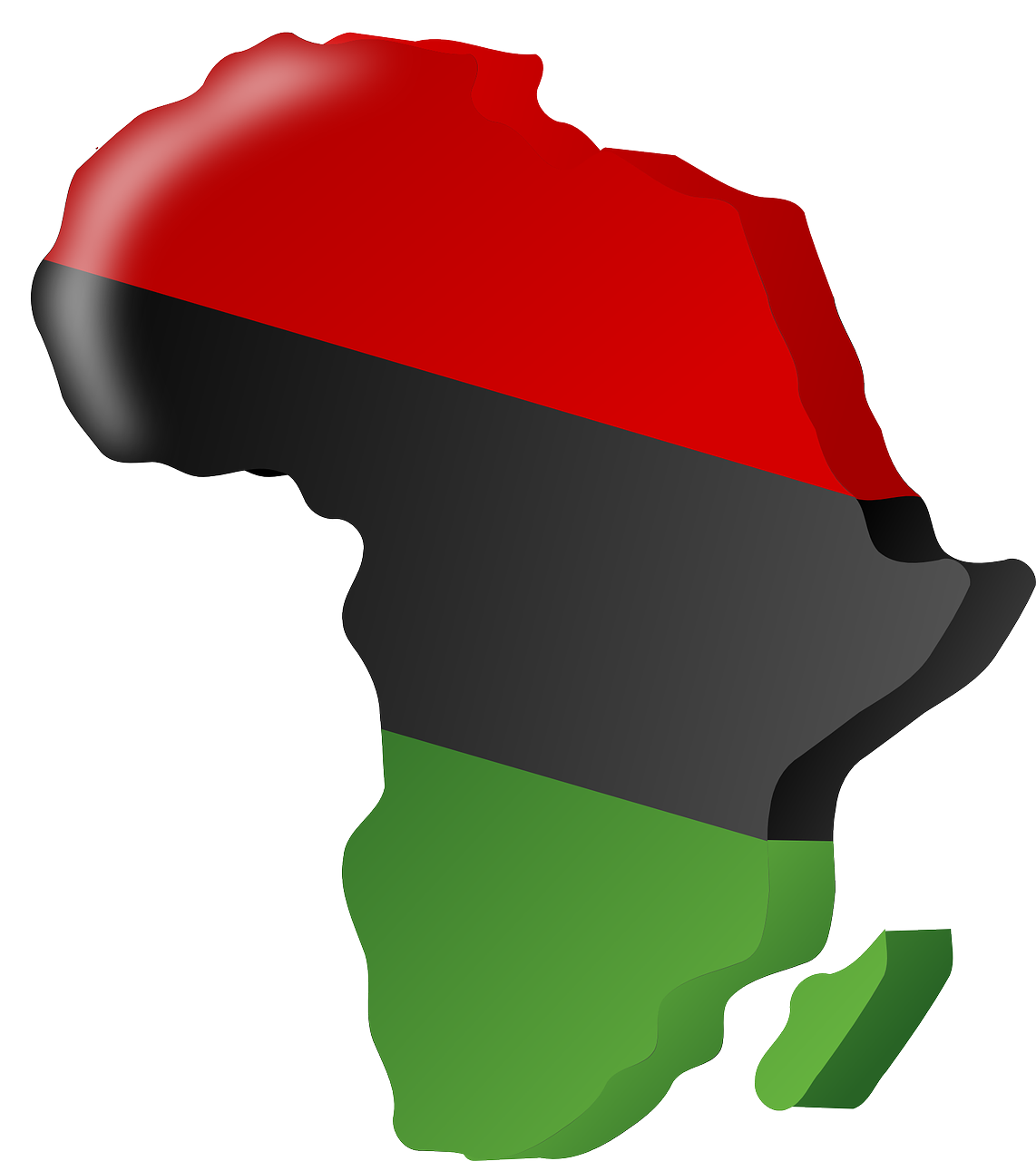 pan-african flag africa continent free photo