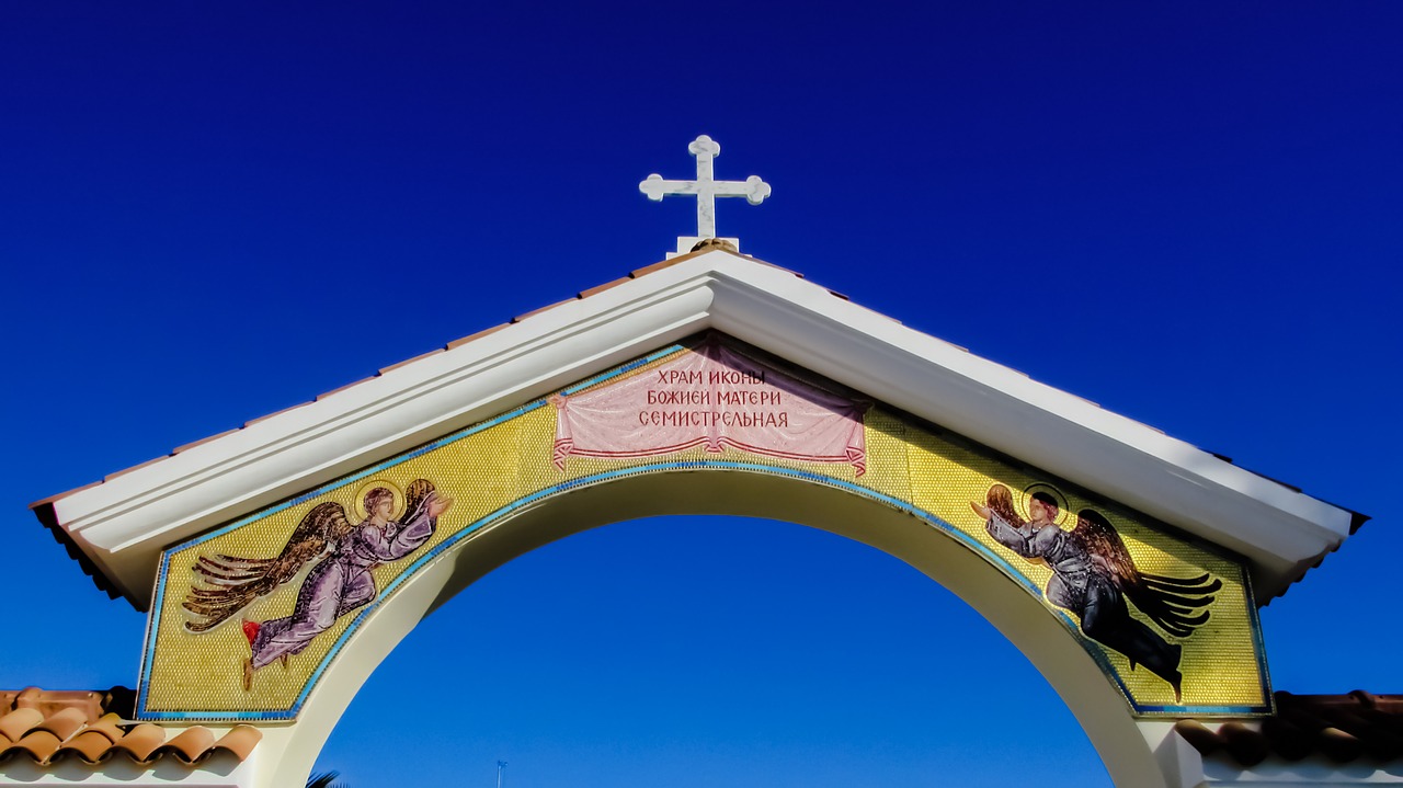 panagia semistrelia russian church free photo