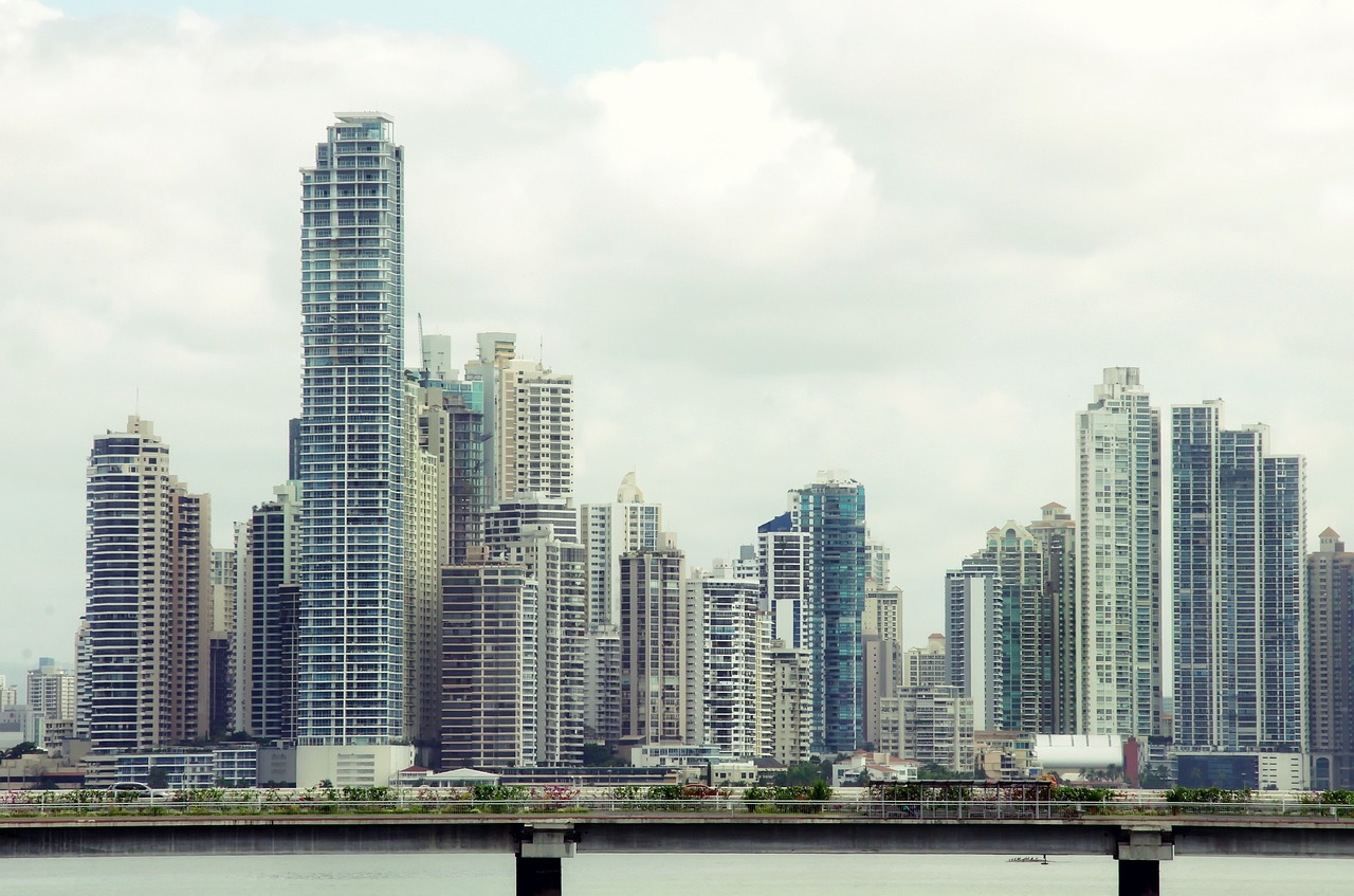 panama buildings business area free photo