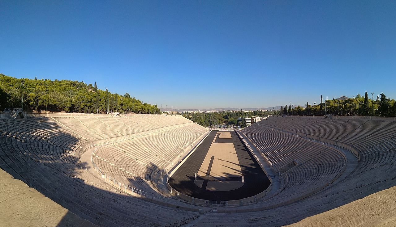 panathinaiko stadium  kallimarmaro  olympic games free photo