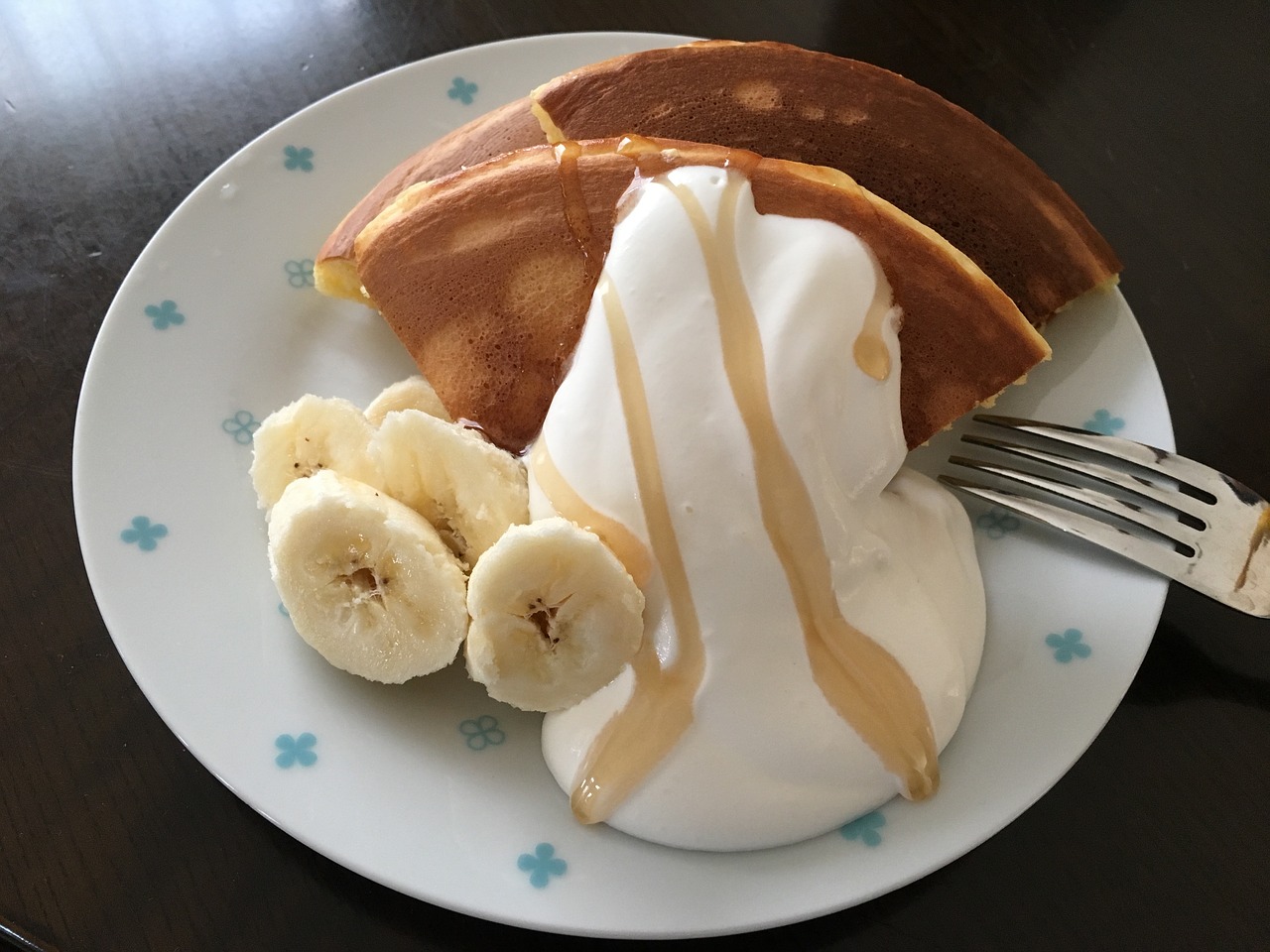 pancake banana snack free photo