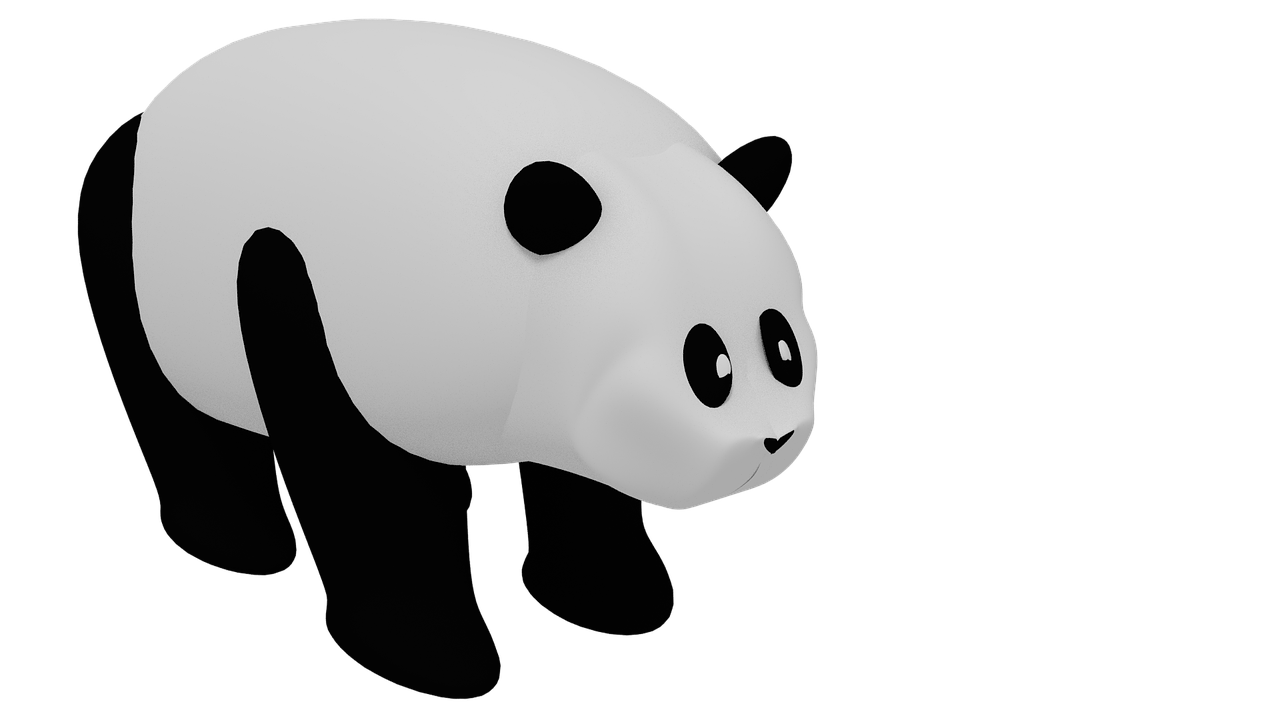 panda transparent animal free photo