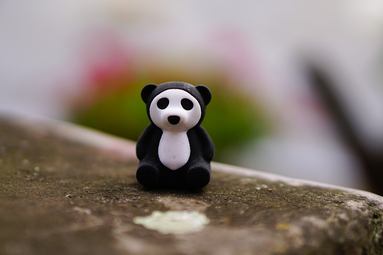 panda toys figure free photo